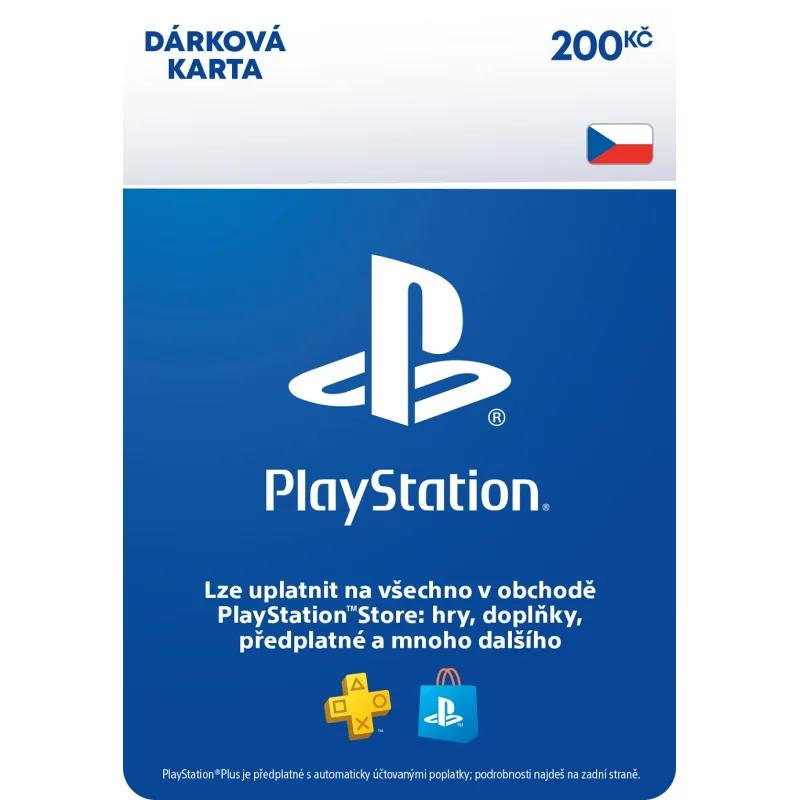 ESD CZ - PlayStation Store el. peněženka - 200 Kč ESD_SCEE-CZ-00020000