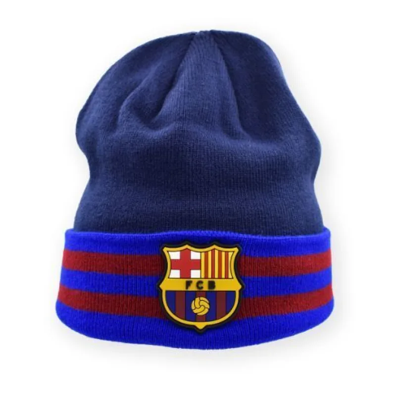 FC Barcelona zimná čiapka modrá detská - SKLADOM