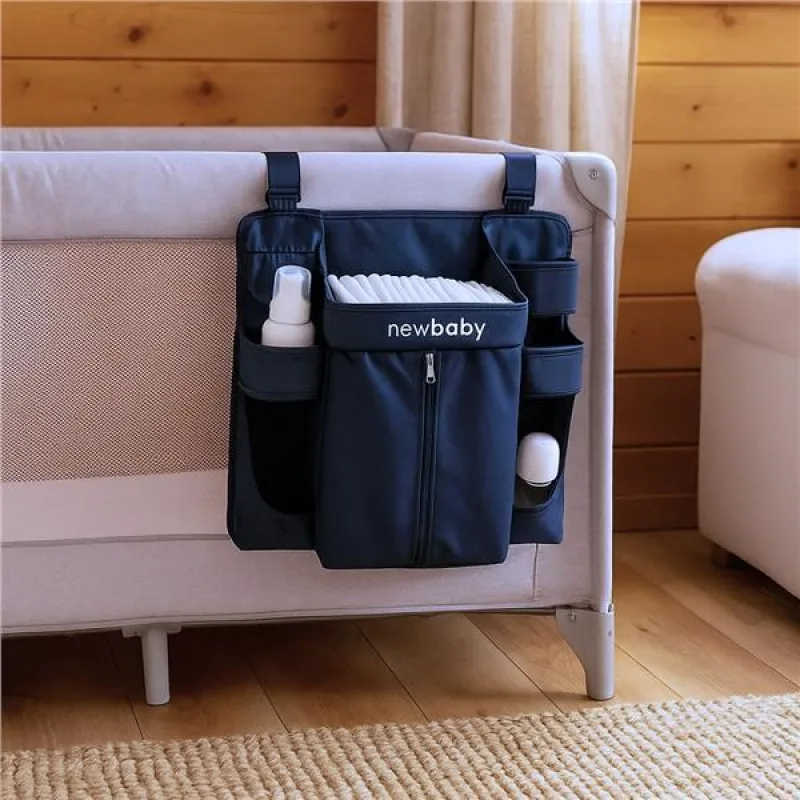 Organizér na postieľku Maxi New Baby modrý
