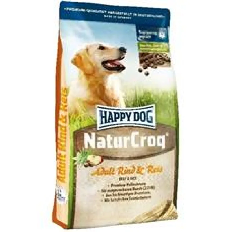 HAPPY DOG Natur Croq Rind&Rice 15 kg