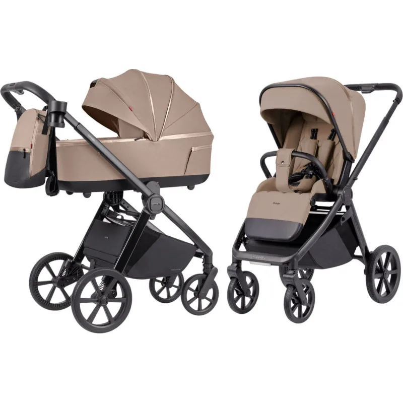 Carrello Baby detský kočík 2v1 CARRELLO Omega Plus CRL-6540/1 Asteroid Beige
