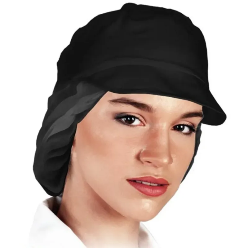 Reis BERGO kuchárska čiapka 5 Pack čierna