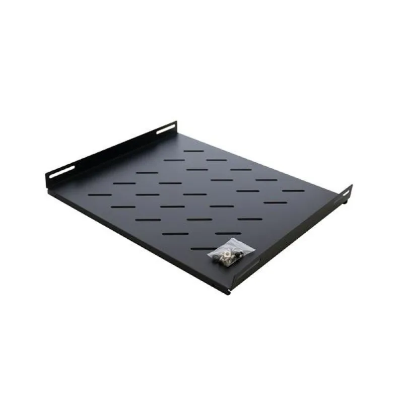 Polica 1U 550mm pre 19" rozvádzače GB/GW (hl. 800mm), pevná, dierovaná…