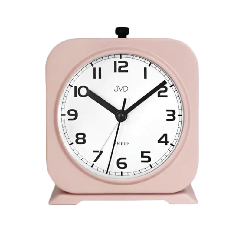 JVD Ručkový analogový netikající kovový budík JVD SRP2220.1