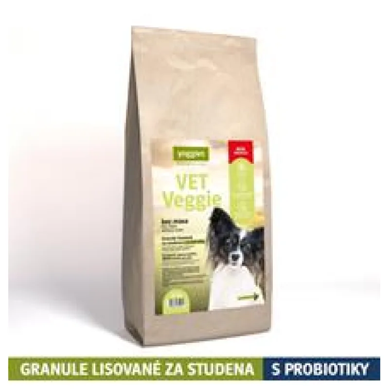 Yoggies VET Veggie bez masa, minigranule lisované za studena s probiotiky 2 kg