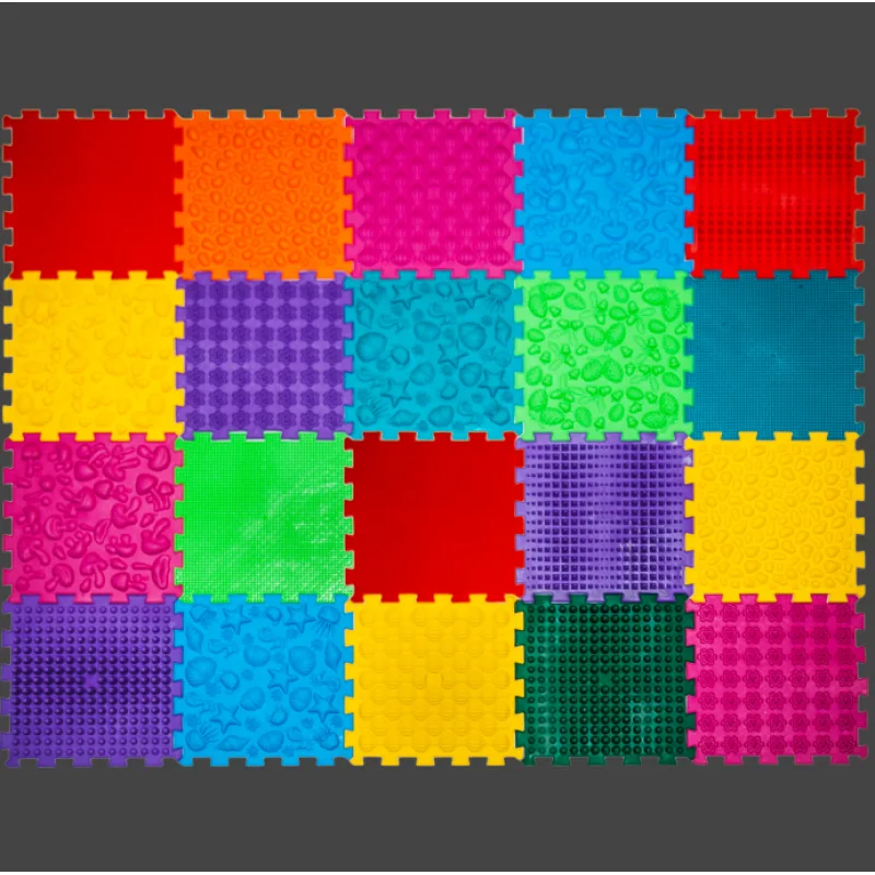 Masážna ortopedická podložka Puzzle "Mega Mix" 20 prvkov