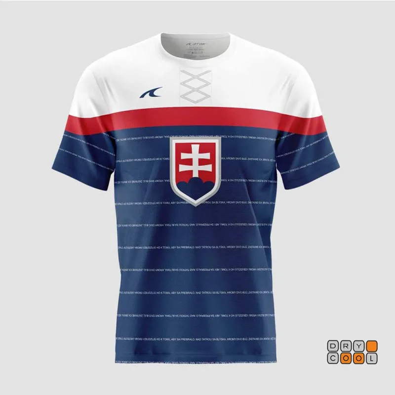 Slovensko Slovakia tréningové tričko modré pánske