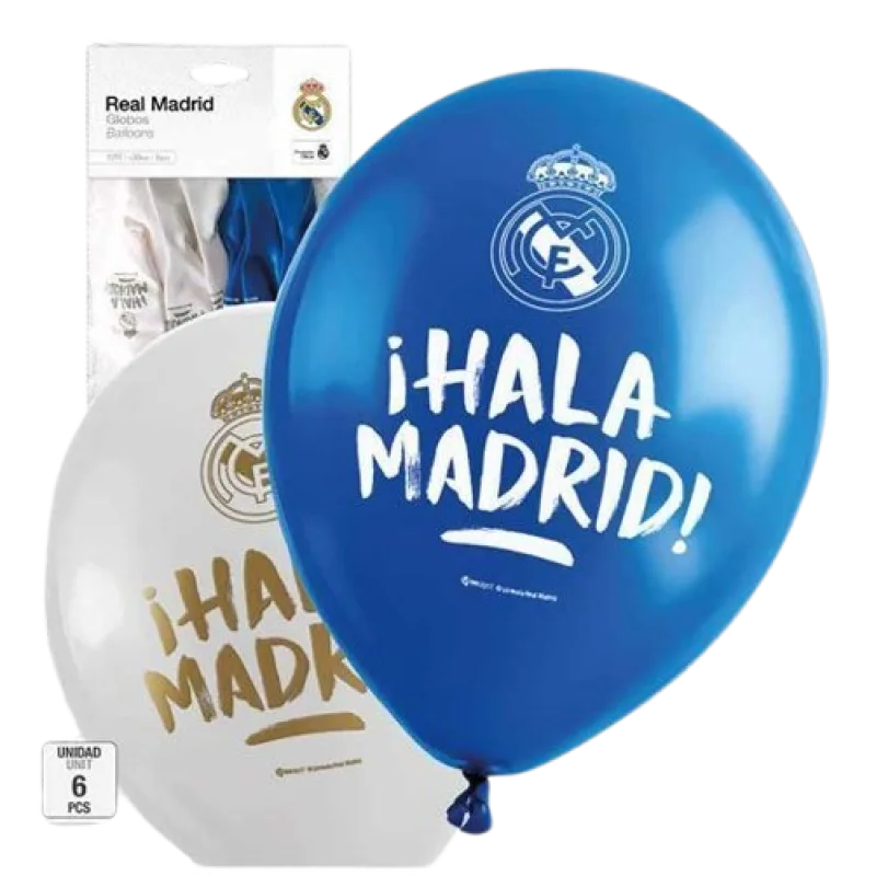 Real Madrid balóny (6 ks v balení)