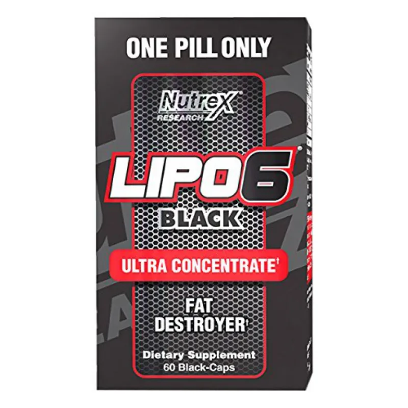 Lipo 6 Black Ultra Concentrate 60 kapsúl - Nutrex