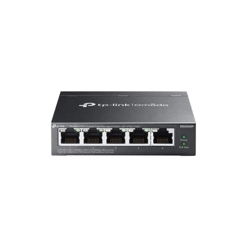 Omada 5-Port Gigabit Easy Managed Switch with 4-Port PoE+ PORT: 4×…