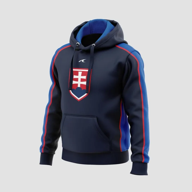 Slovensko Slovakia mikina tmavomodrá pánska - SKLADOM