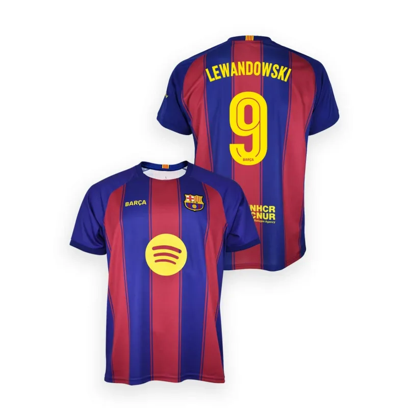 FC Barcelona Robert LEWANDOWSKI dres pánsky (2025-2026) domáci - oficiálna replika