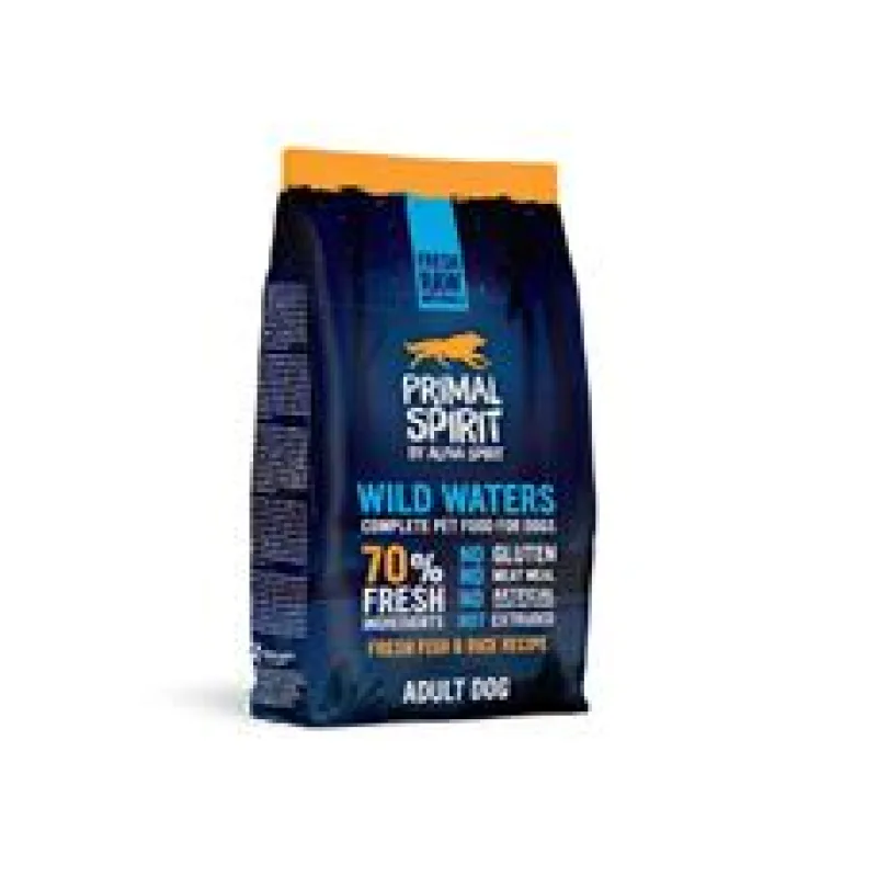 Primal Spirit Dog 70% Wild Waters 2 x 12 kg