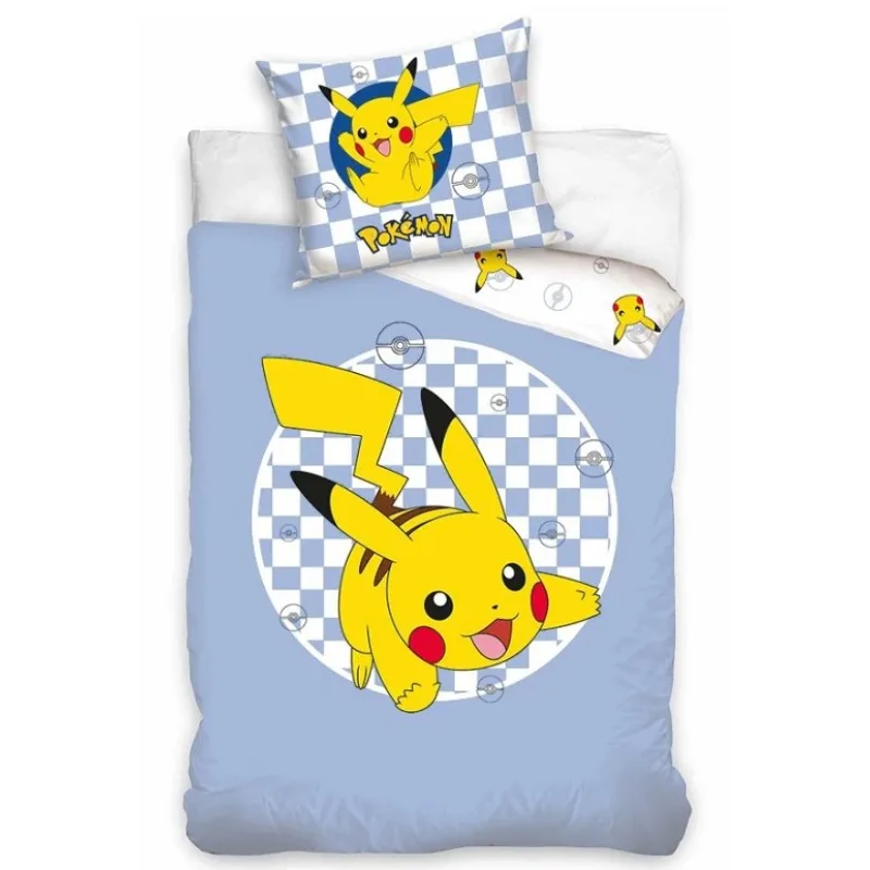 Detské obliečky Pokémon Jedinečný Pikachu 140x200/70x90 cm
