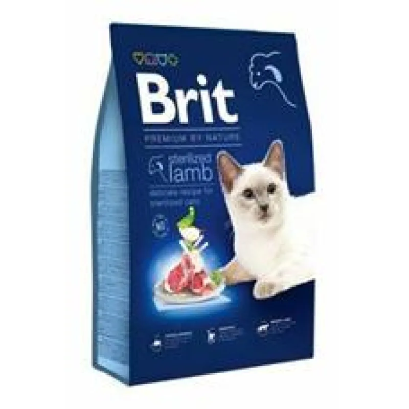 Brit Premium by Nature Cat Sterilized Lamb 800 g