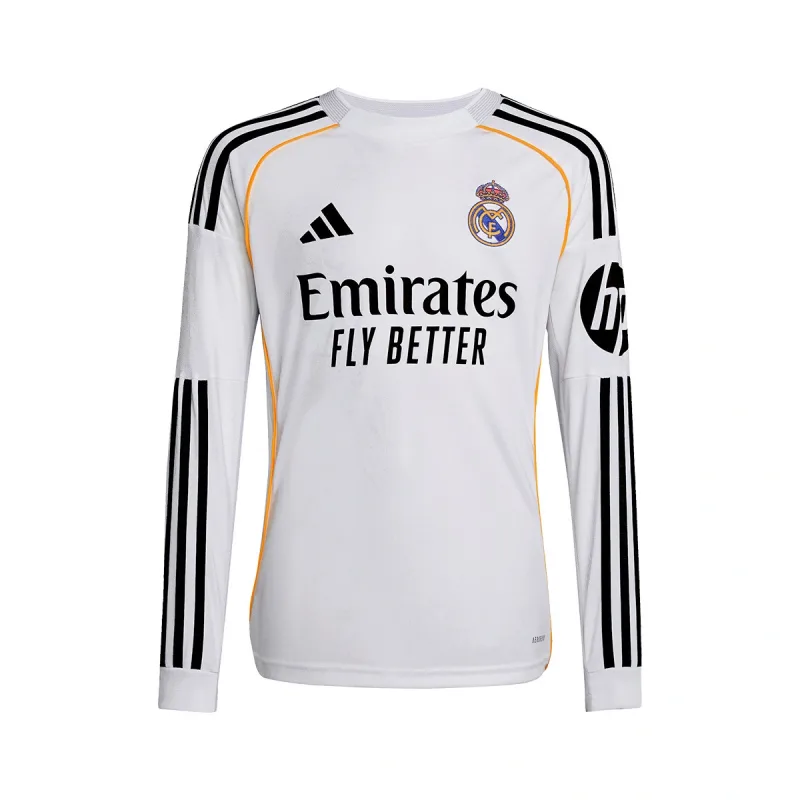Adidas Real Madrid dres s dlhými rukávmi detský (2025-2026) domáci