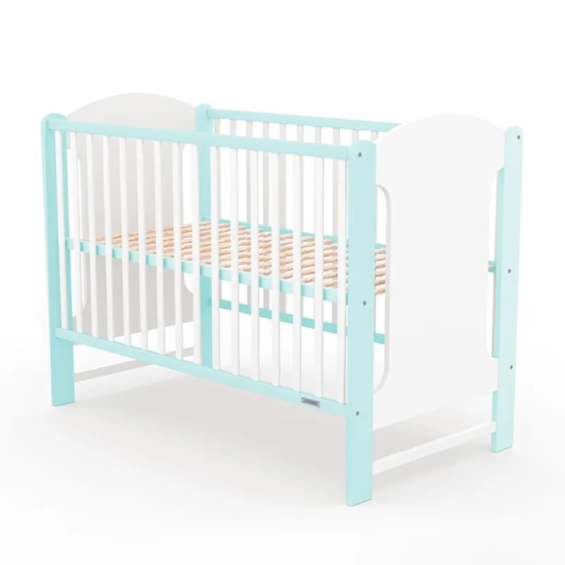 Detská postieľka New Baby ELSA bielo-mätová