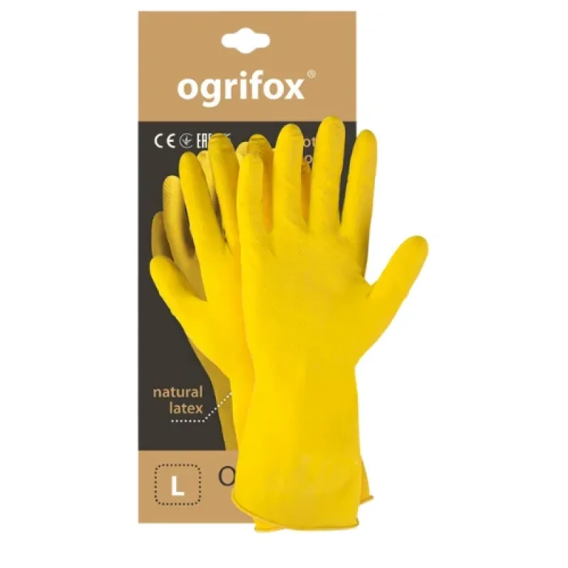 Ogrifox FLOX rukavice žlté S-XL