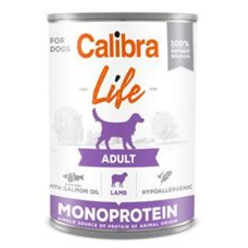 Calibra Dog Life  konz.Adult Lamb 6x400 g