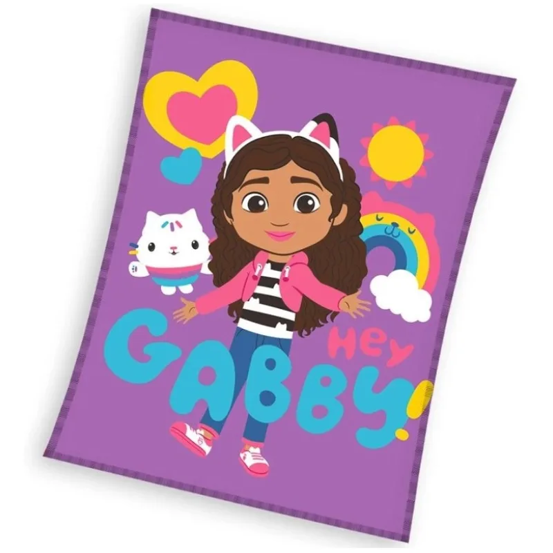 Detská deka Gábinin kúzelný domček Ahoj Gábi 150x200 cm