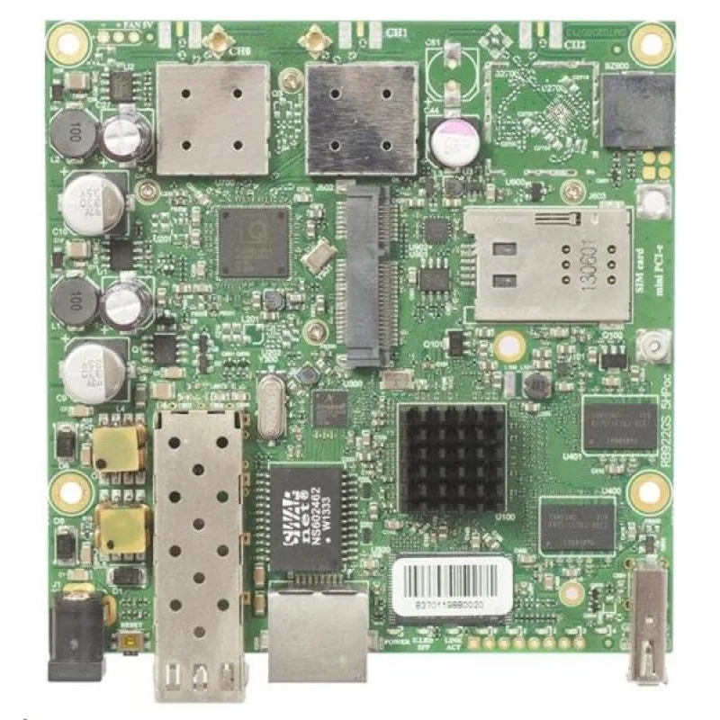 MikroTik RouterBOARD RB922UAGS-5HPacD, 720MHz CPU, 128MB RAM, 1x LAN, …