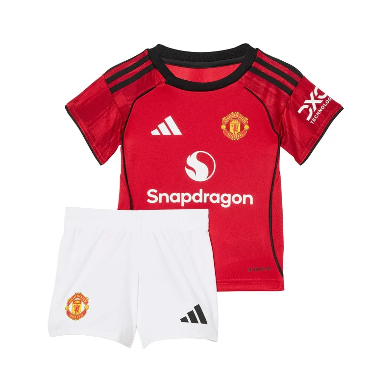 Adidas Manchester United set detský (2025-2026) domáci (menšie veľkosti) + vlastné meno a číslo