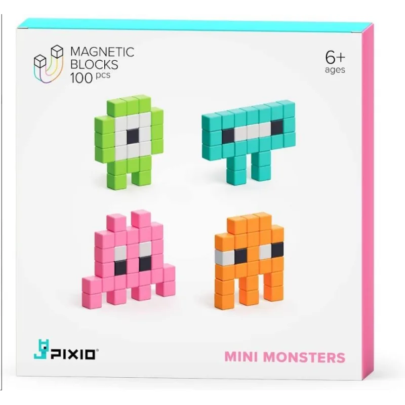 PIXIO Mini Monsters magnetická stavebnice 40102
