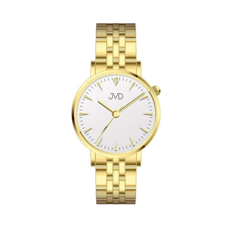 JVD Dámské elegantní zlacené náramkové hodinky JVD JM1001.3
