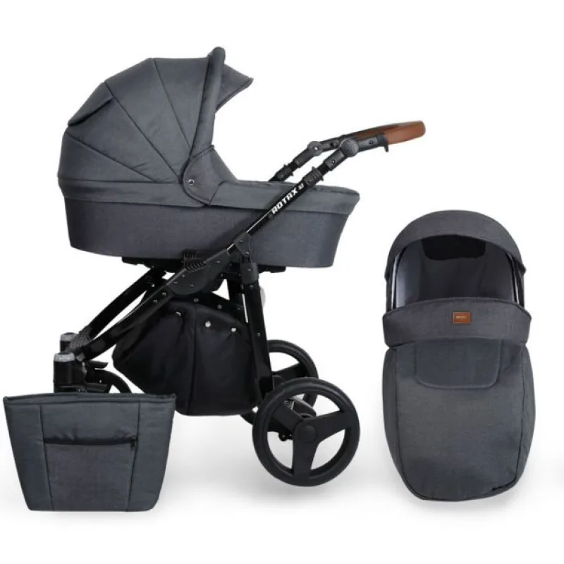 Kočík Kunert Rotax black frame 2v1 - 01