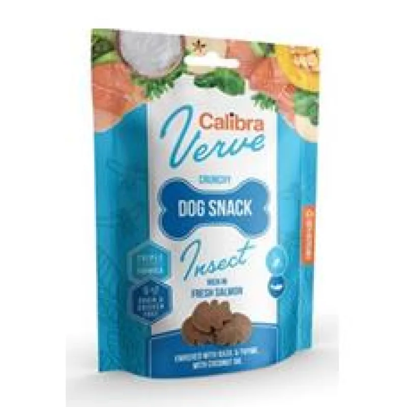 Calibra Dog Verve Crunchy Snack Insect&Salmon 150 g