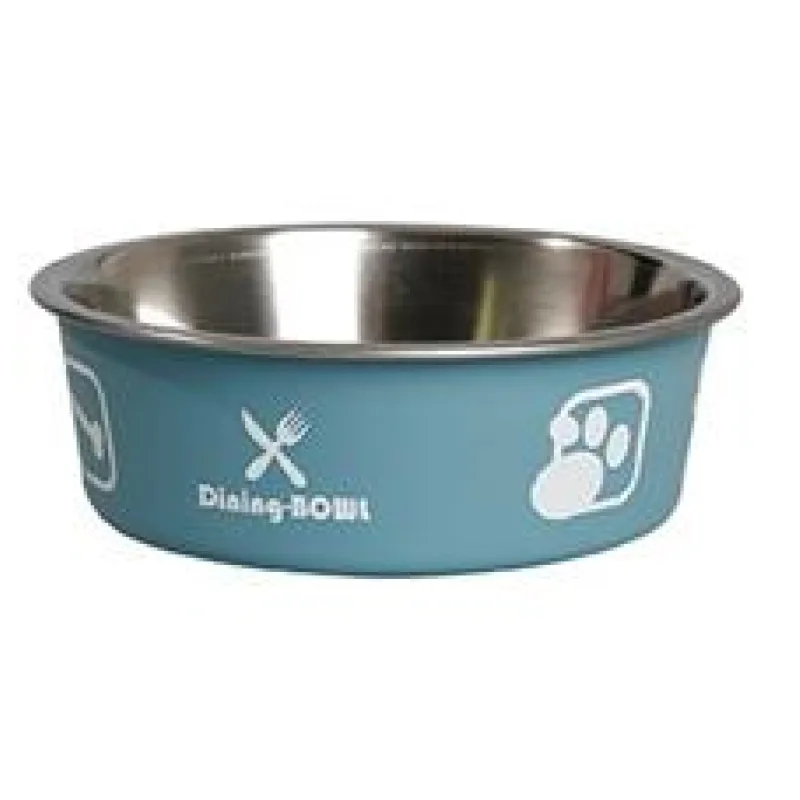 Karlie Miska nerezová s plastovým opláštěním modrá 14cm 450ml