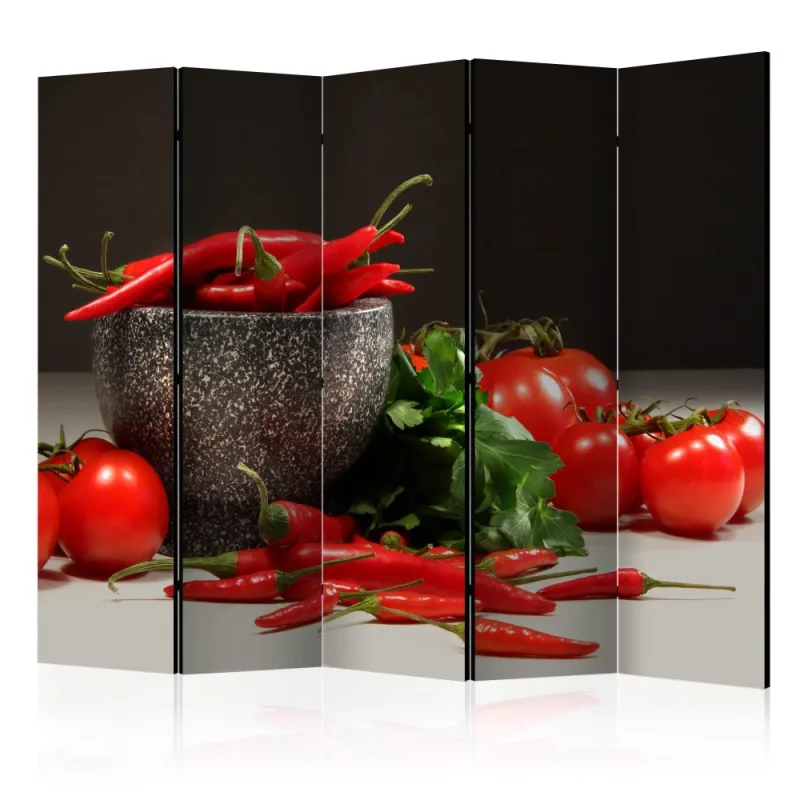 Artgeist Paraván - Red Dychotomy II [Room Dividers]