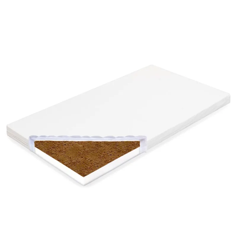 Detský matrac New Baby BASIC 120x60x5 cm kokos-molitan biely