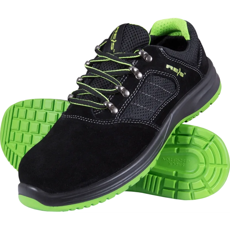Reis STORK BZ S1 SRC obuv black/green 36-47