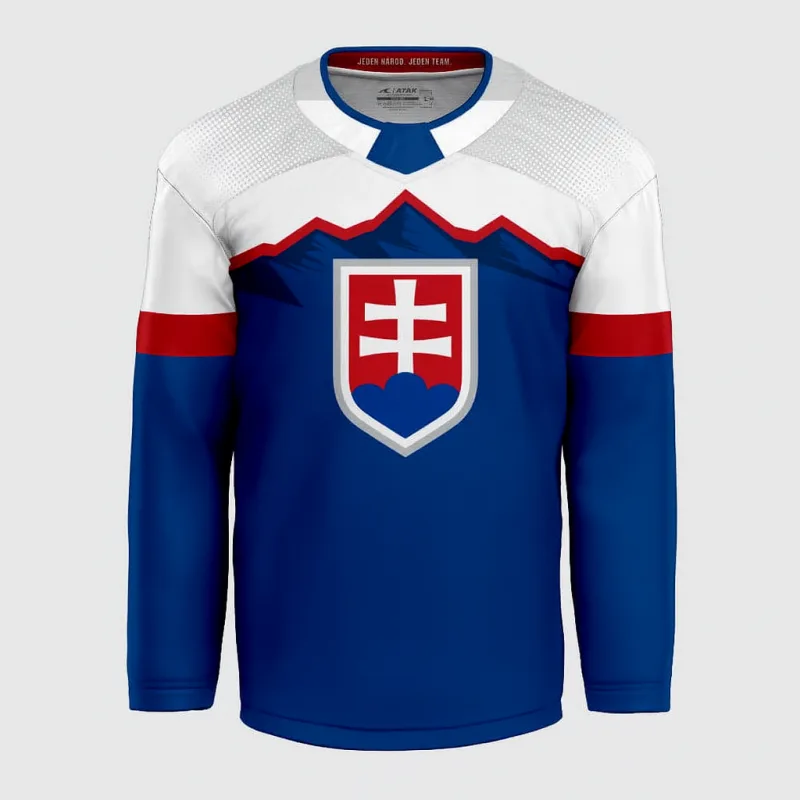 Slovakia Slovensko hokejový dres modrý detský (2026)