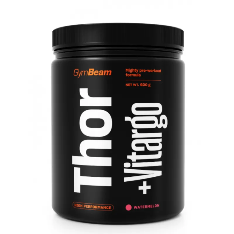 Predtréningový stimulant Thor Fuel + Vitargo 600 g - GymBeam Príchuť: Vodný melon