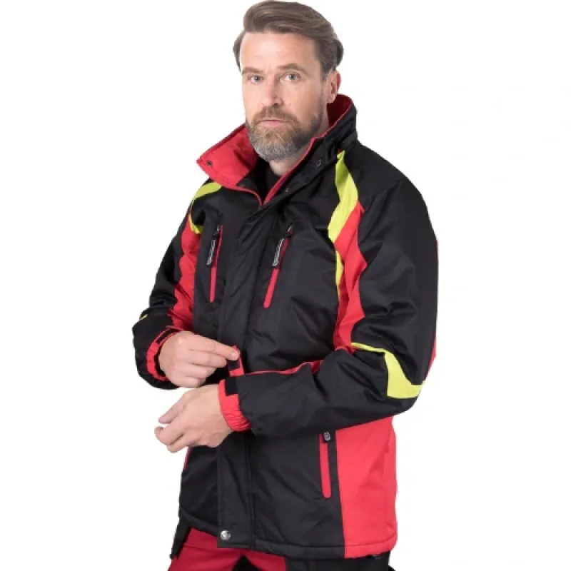 Reis WILSSON Firrst zateplená bunda black/red