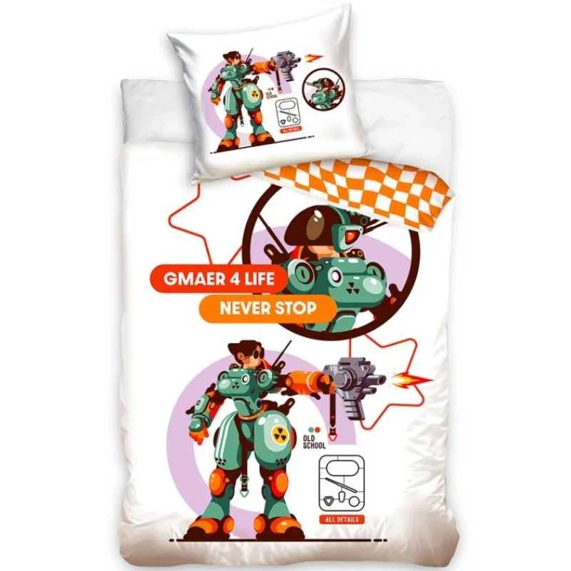 Bavlnené obliečky Nekonečná Hra 140x200/70x90 cm