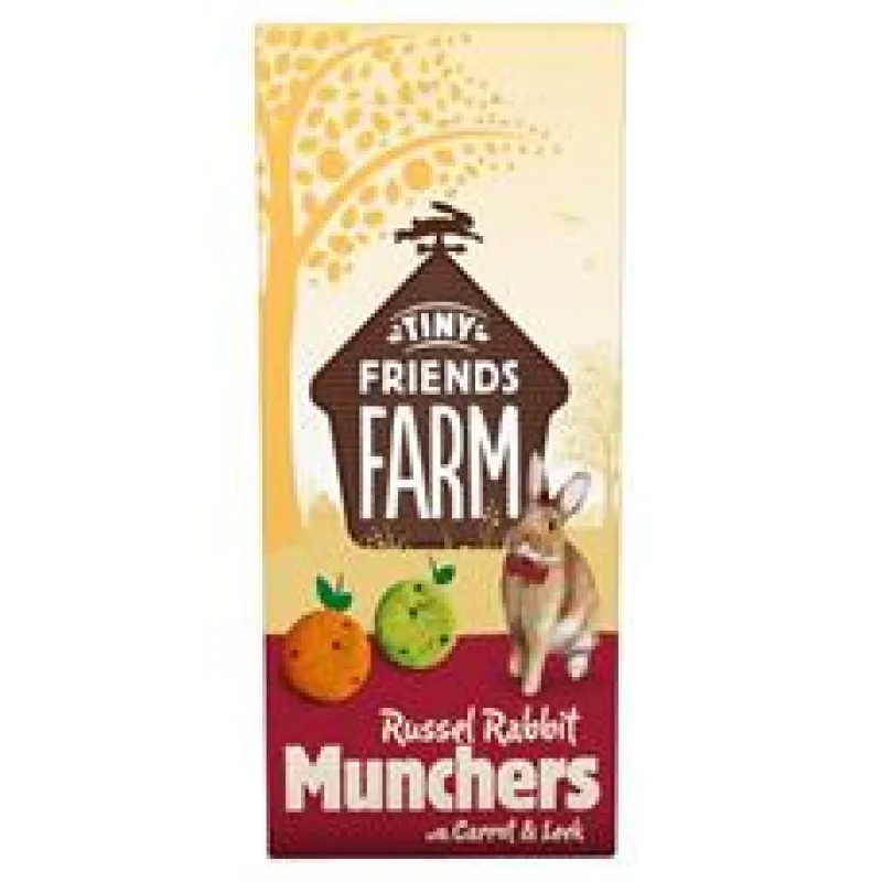 Supreme Tiny FARM Snack Russel Munchers - králík 120 g