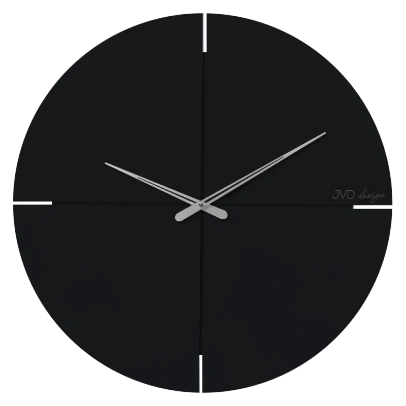 JVD Designové minimalistické černé hodiny JVD HC40.1