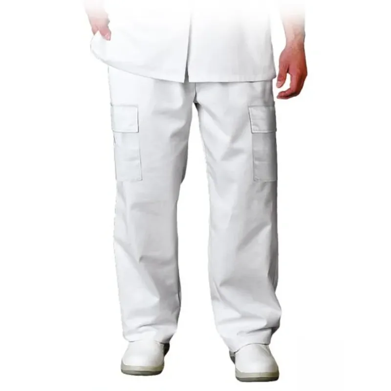 Leber&Hollman LH-HCL TRO lekárske nohavice biele S-3XL