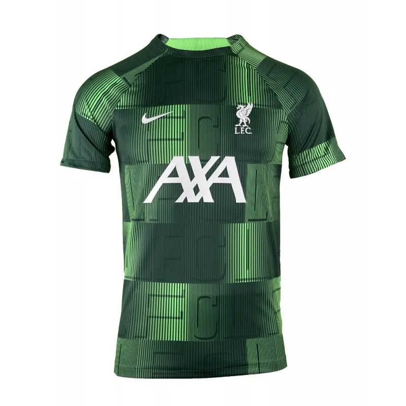 Nike Liverpool FC predzápasový dres zelený detský 2023-2024