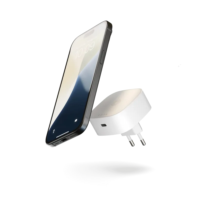 ZENS Wireless Charging Adapter White ZESC18W