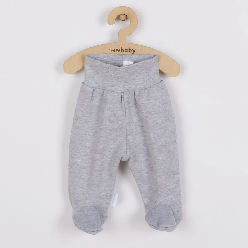 Dojčenské polodupačky New Baby Classic II sivé