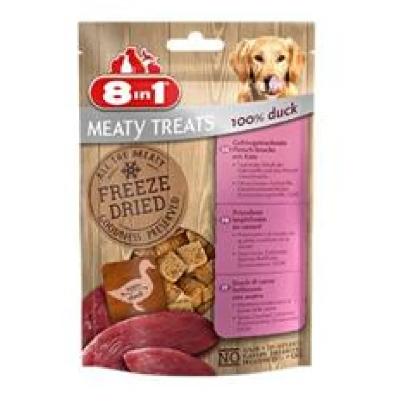 Pochoutka 8in1 Meaty Treats FD Duck 50g