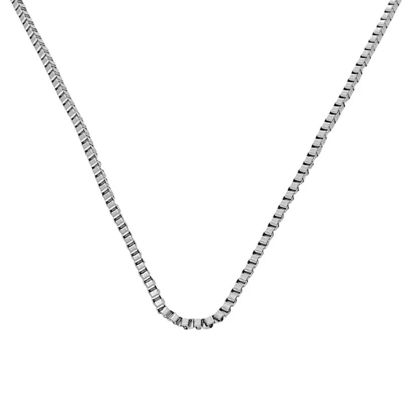 MPM Ocelový nerezový řetízek 6399-90 - stříbrné barvy SNE.6399.. 90cm