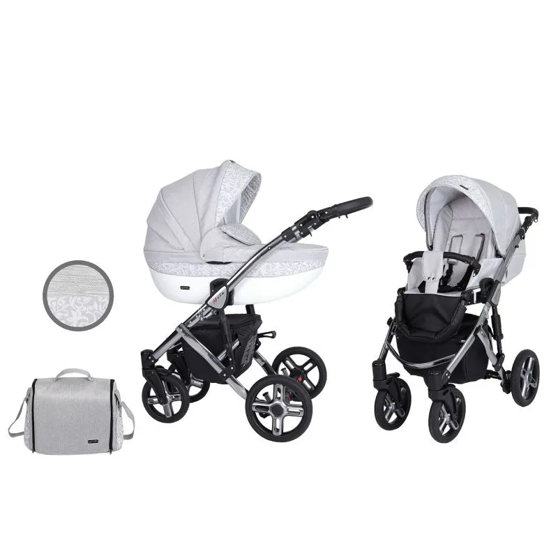 Kočík Kunert Mila Premium graphite frame 2v1 - 12