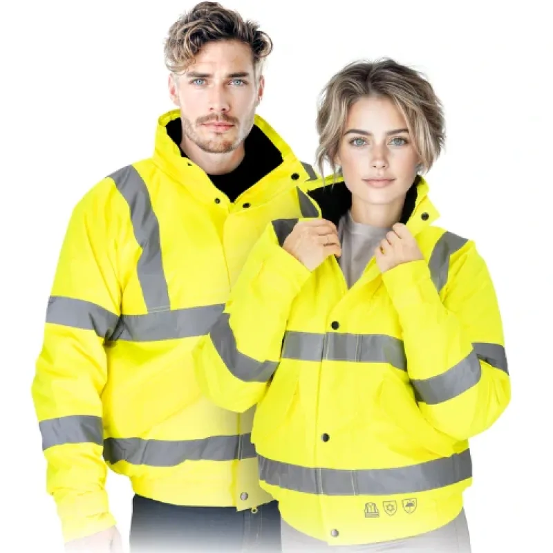 Reis FULSON Winter reflexná bunda žltá