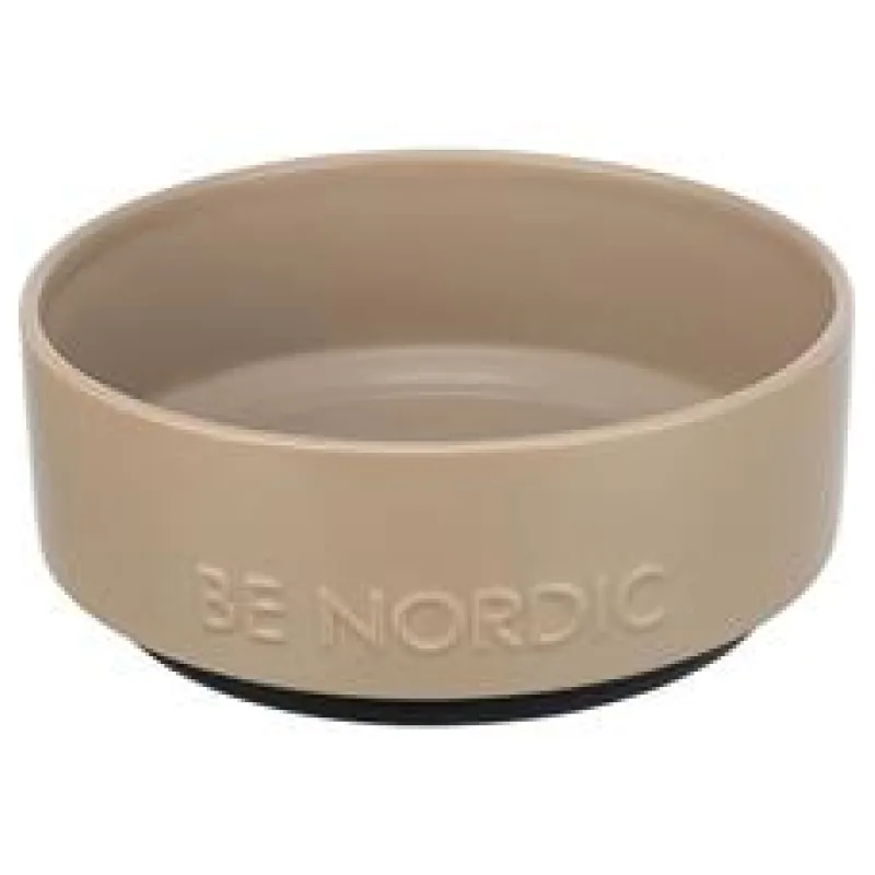 BE NORDIC keramická miska, 1.2l / 18 cm, šedohnědá 1 ks