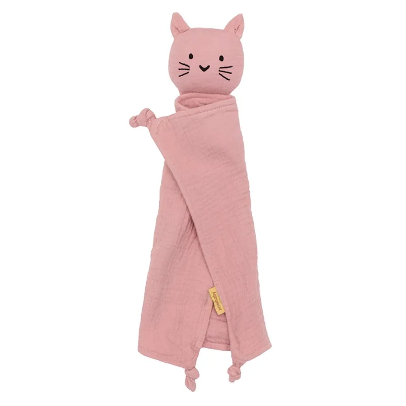 Mušelínový usínáčik New Baby Cat pink